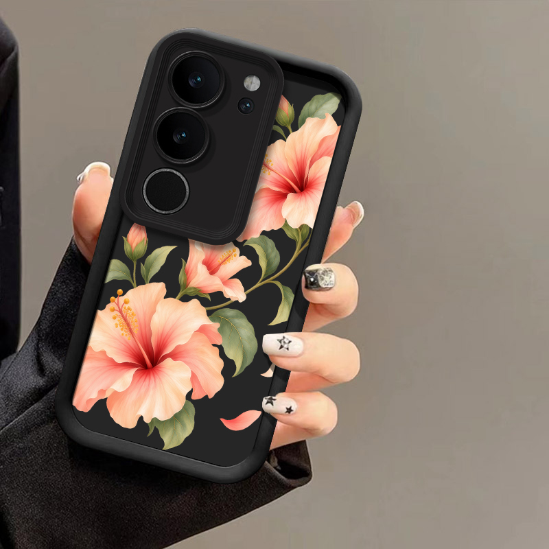 Vivo X200 - Casing Telepon dengan Motif Bunga Lily