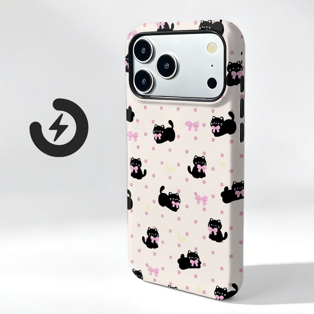 Vivo X200 - Casing Ponsel Magnetik Motif Kucing Lucu