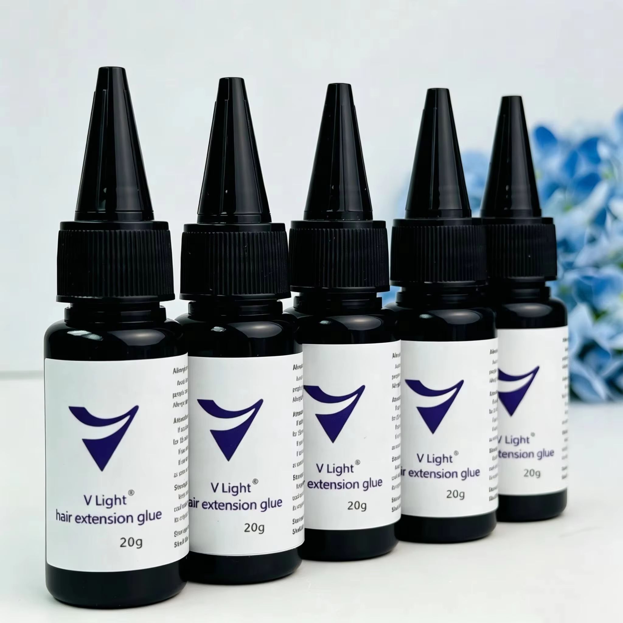 Liquid Uv Glue Kit - Kit Lem Ekstensi Rambut UV Light,