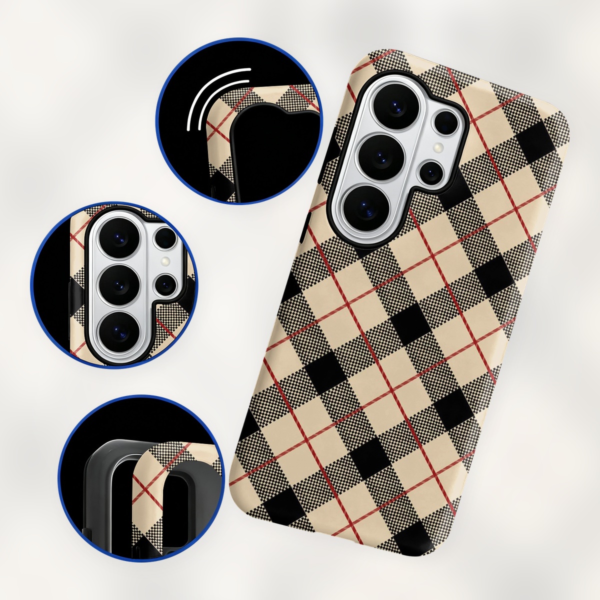 Casing Ponsel 2-in-1 Berlapis  - Samsung Galaxy S25 ulasan dan harga