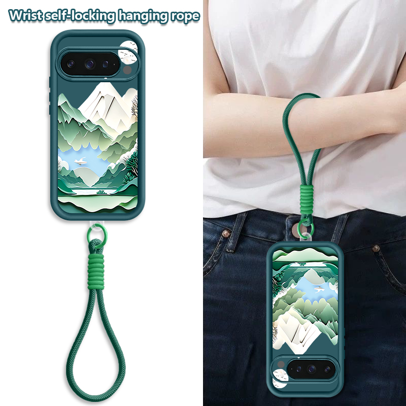 Casing Ponsel Bermotif Gunung  - Google Pixel 8A ulasan dan harga