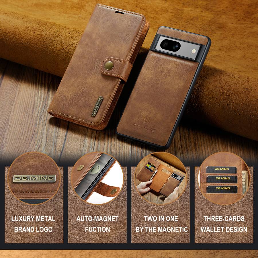 Casing Dompet Kulit Magnetik y - Google Pixel 8A ulasan dan harga