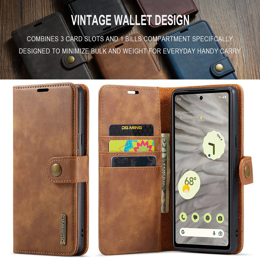 Casing Dompet Kulit Magnetik y - Google Pixel 8A ulasan dan harga