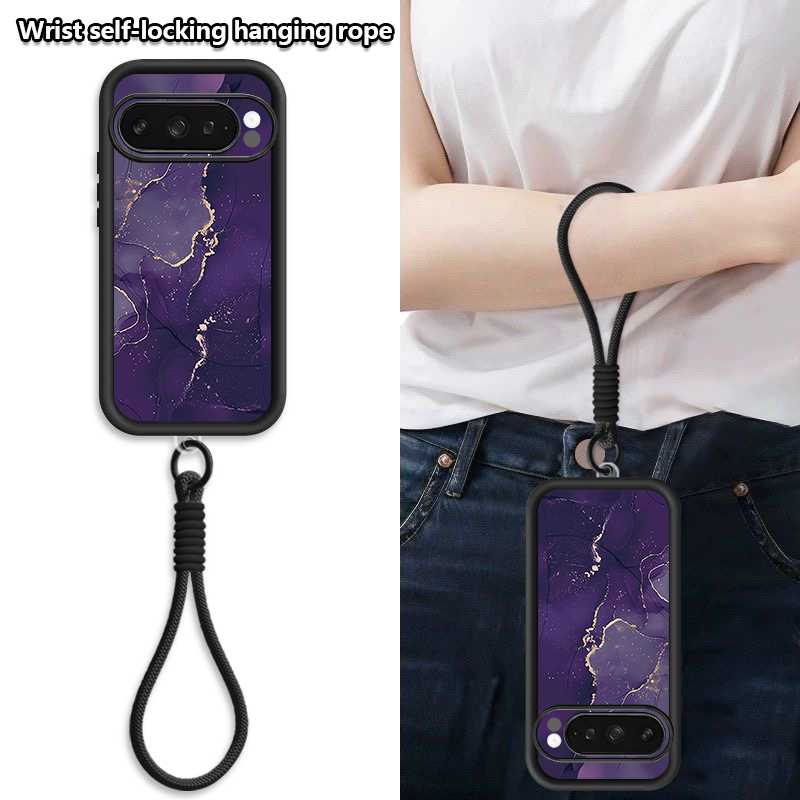 Casing Ponsel TPU Pola Marmer  - Google Pixel 8A ulasan dan harga