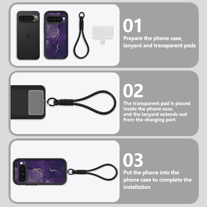 Casing Ponsel TPU Pola Marmer  - Google Pixel 8A ulasan dan harga