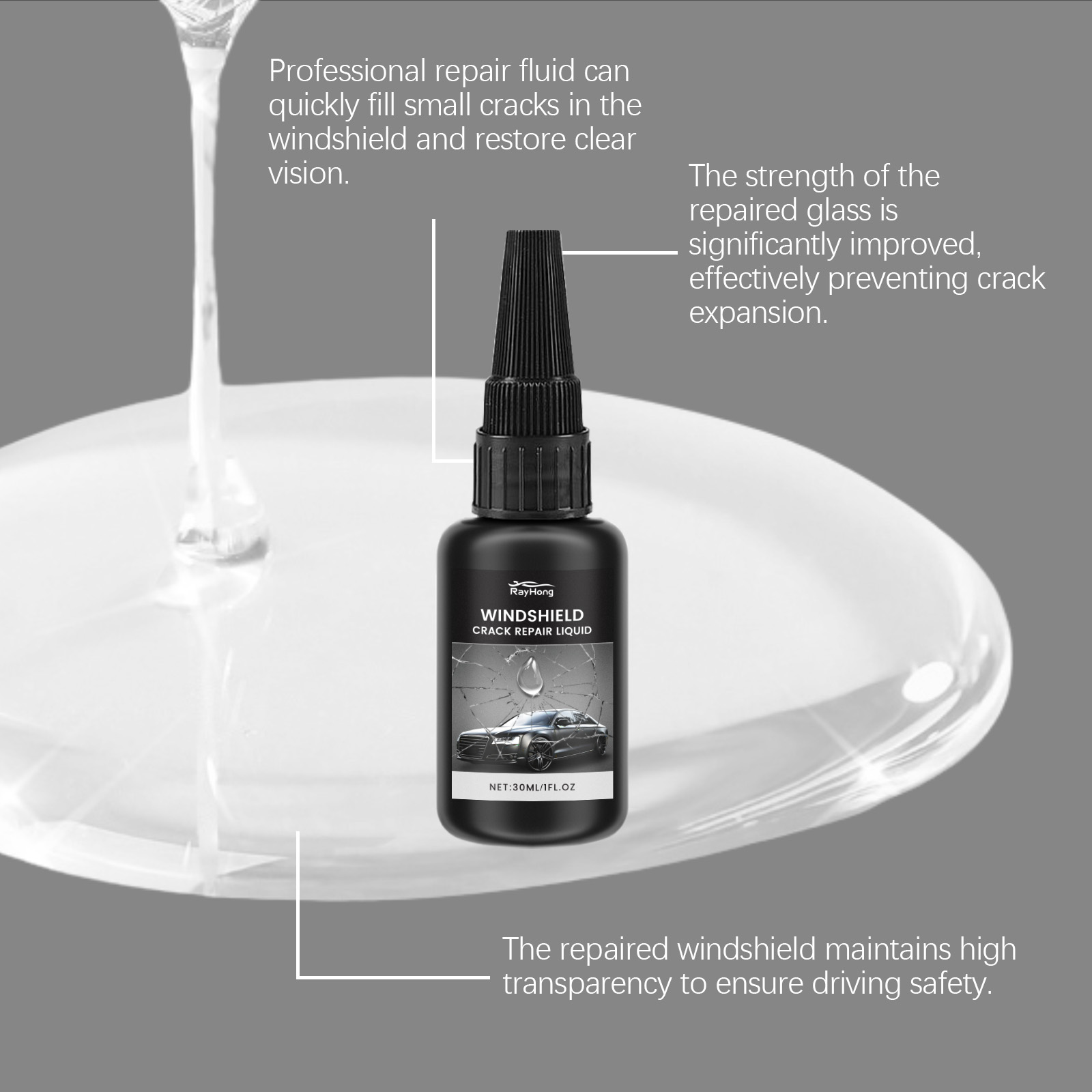 Kit Perbaikan Kaca Depan Mobil - Liquid Uv Glue Kit ulasan dan harga